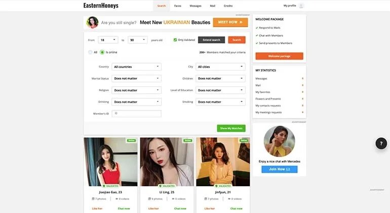 EasternHoneys search